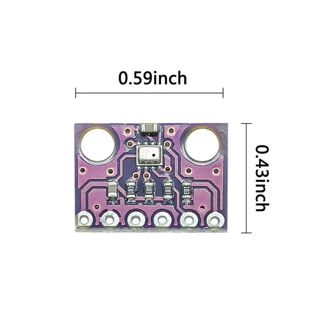 

3PCS GY-BMP280-3.3 Digital Sensor Temperature Humidity Barometric New Pressure Sensor D6U0