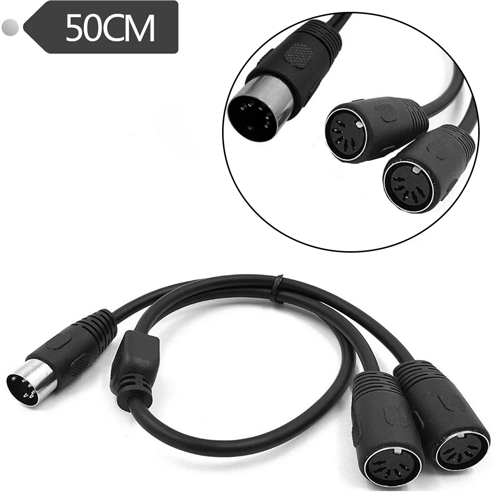 50 см Plug And Play расширения высокого Скорость 5 Pin клавиатура MIDI кабель адаптер стерео