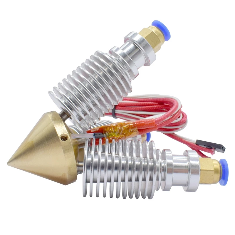 3D принтер Diamond Hotend латунная многоцветная насадка с горячим концом 3 в 1 0 4 мм для 75 I3