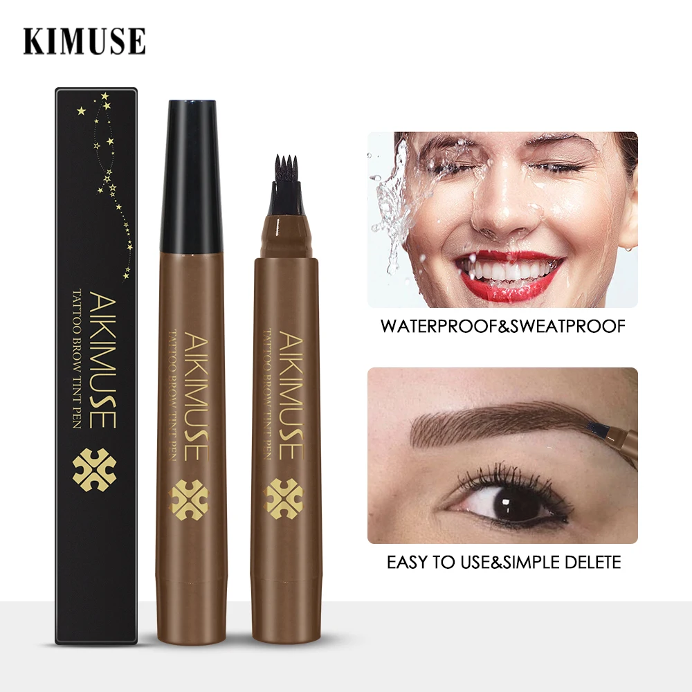 KIMUSE 4 цвета гель для бровей усилитель матовый защита от пятен водостойкая тату
