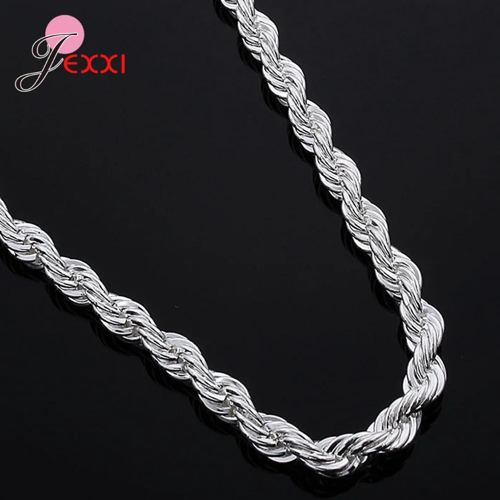 Цепочка из серебра 925 пробы толщиной 4 мм с застежкой-лобстером | Украшения и