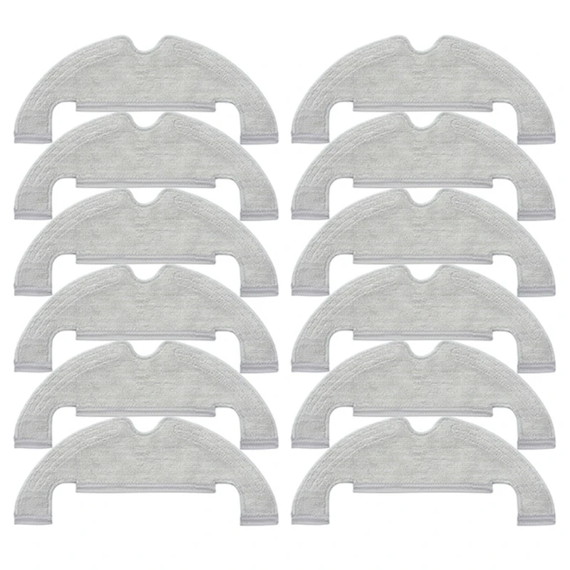 

12Pcs for Dreame Z10 Pro L10 Plus Robot Vacuum Cleaner Mop Spare Parts Washable Mop Replacement Accessories 2021