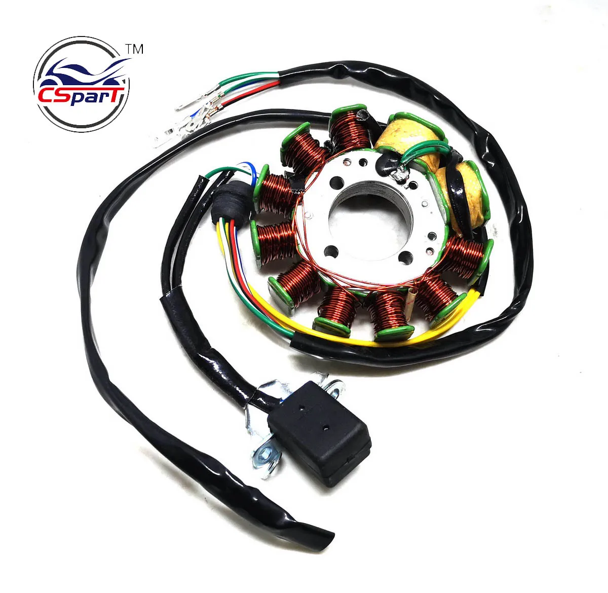 Магнитный статор 11 полюсная катушка 7 провод 200C 250CC CG Bashan Shineray Jinling Taotao Dirt Pit Bike детали для четырехколесного вездехода