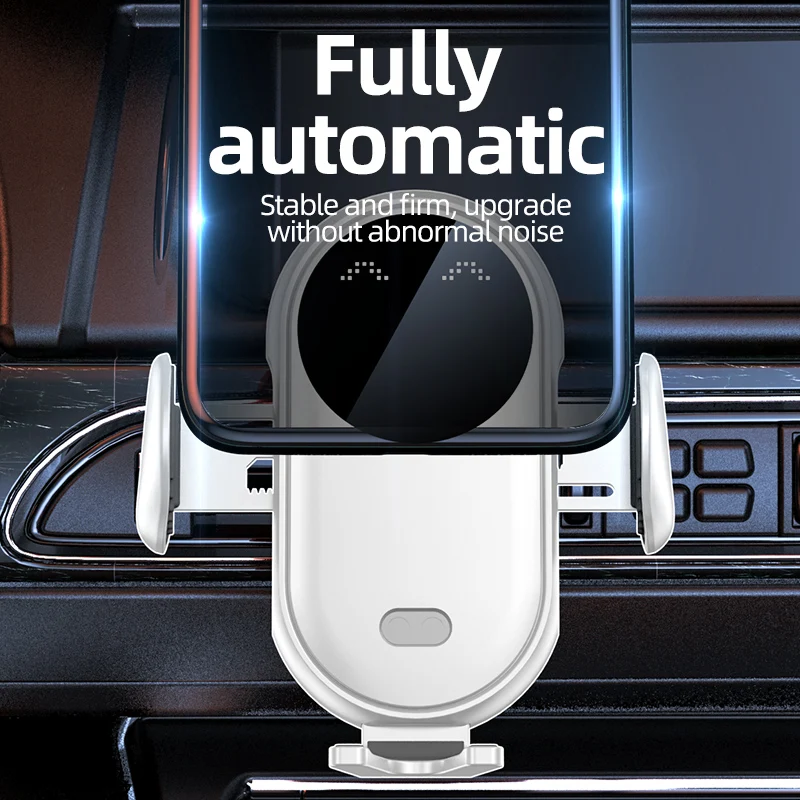 

high-end car wireless fast charge for iphone 11 x8 XR 8plus Automatic brcket holder Samsung stable and firm for cellphone