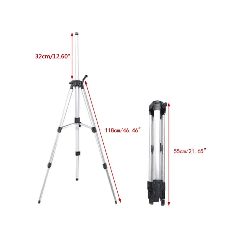 

150cm Tripod Carbon Aluminum With 5/8 Adapter for laser Level Adjustable