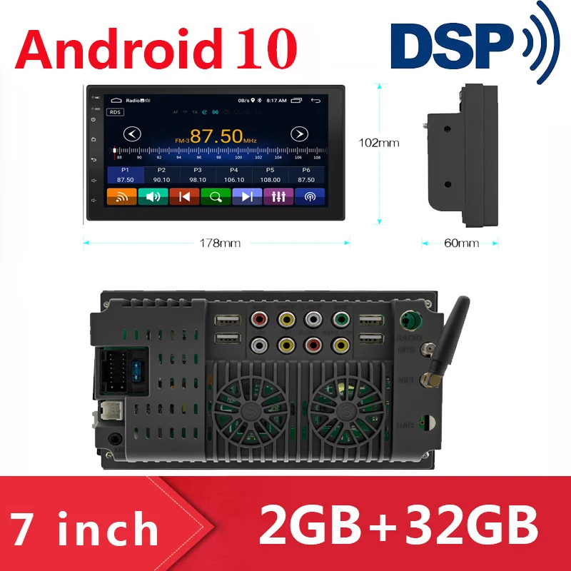

Car Android Radio Multimedia 2din RDS DSP For Suzuki Buick Volkswagen Hyundai Kia Honda Toyota Nissan Mitsubish Ford Outlande