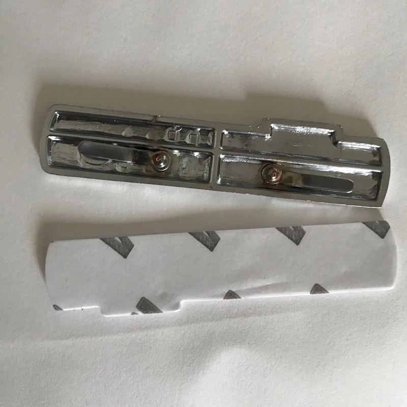 1 шт. новый металлический автомобильный хромированный матовый серебристый