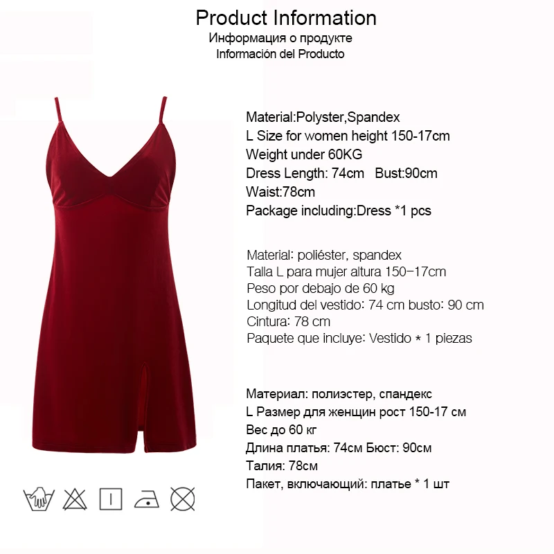 DRAIMIOR женские ночные рубашки Babydoll Сексуальное Белье для сна бархатная одежда
