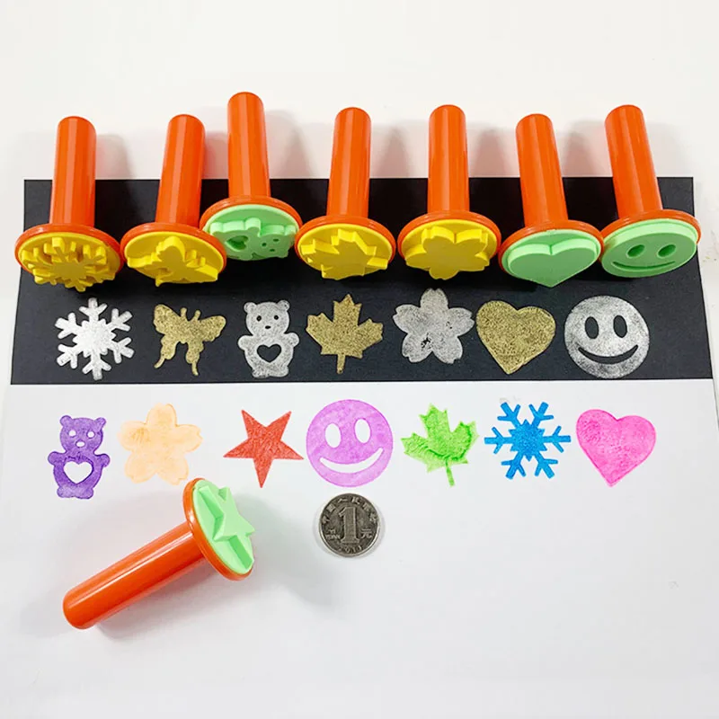 24 см забавная цвета прокладка для печати чернил сделай сам рисования пальцев