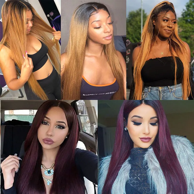 Фанки девушка кружева Закрытие человеческих волос парики предварительно