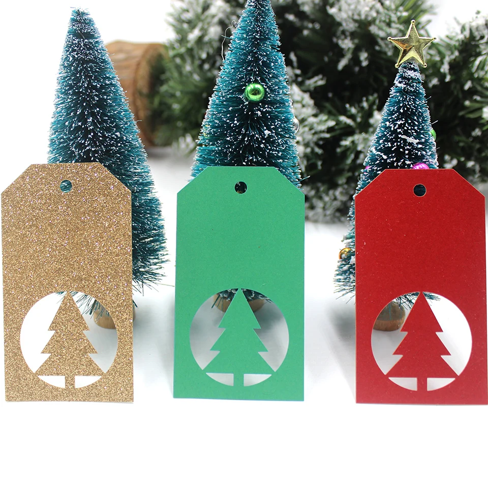 

Hollow Gift Tags Party Christmas Decoration Paper Tag Xmas Tree Paper Cards Label Handmade Garment Flower Candy Bag Hang Tags