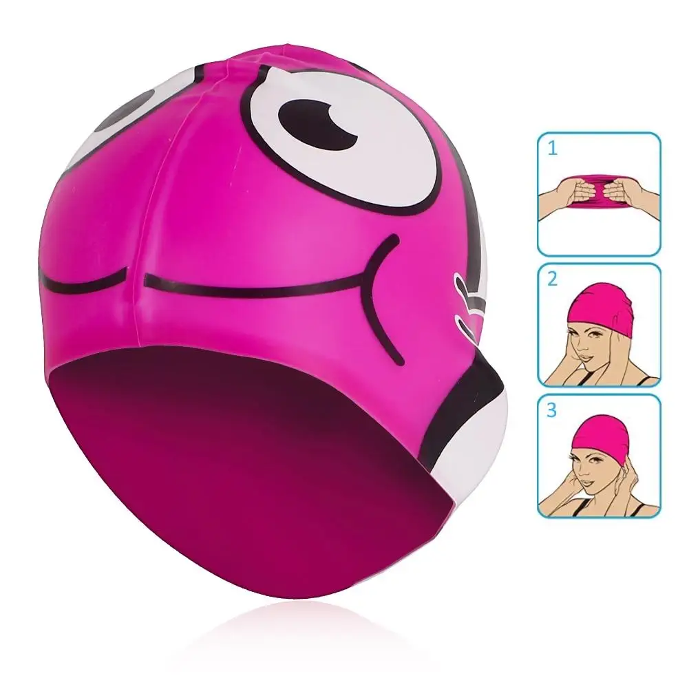 

2 шт., детская Водонепроницаемая эластичная шапочка для бассейна