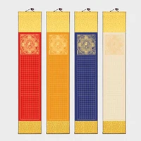 rice paper grids chinese calligraphy character hanging scroll decoration hanging axis