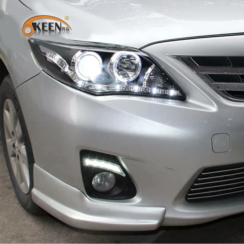 

2PCS LED Daytime Running For Toyota Corolla 2011 2012 2013 Super Brightness Car LED DRL Waterproof ABS Daylight Bulb 12V