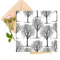 lush tree background clear stamps for diy scrapbooking card making stamps fun decoration supplies