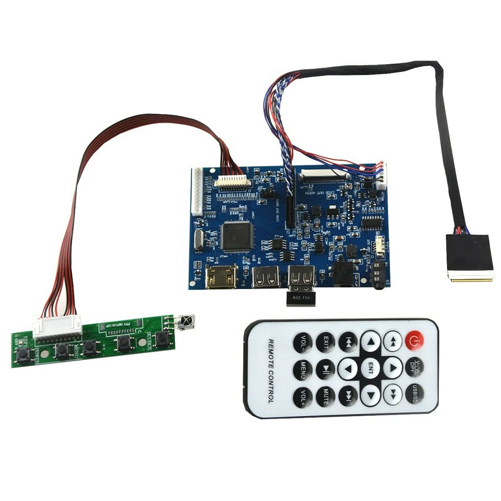 HDMI USB wifi ЖК контроллер драйвер платы для B116XW02 V0 B140XTT01.0 B140XW01 1366X768 Wi Fi экран