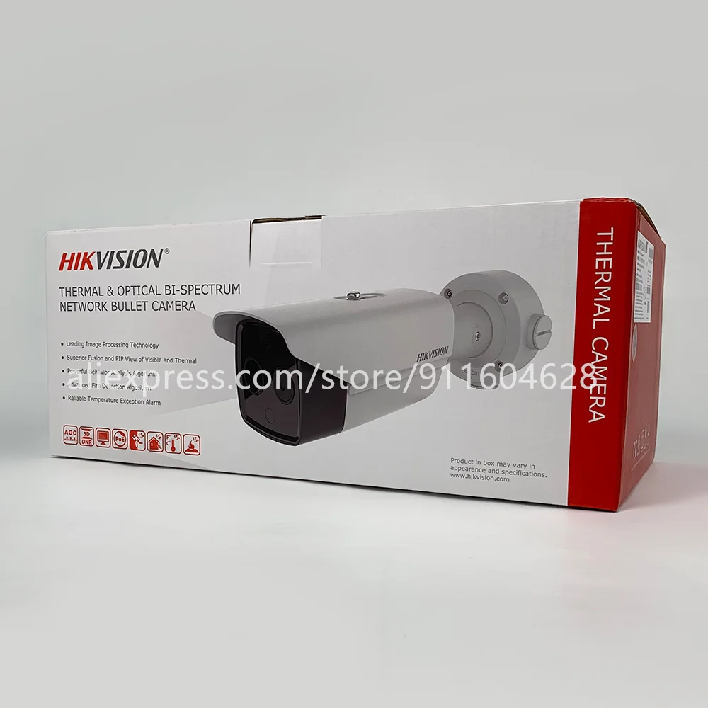 Hikvision Body Temperature Screening Thermographic Bullet Camera DS-2TD2617B-3/PA Support audio alarm