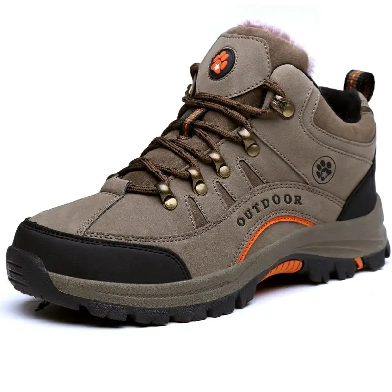 

Men Snow Boots for Couples Waterproof Non-slip Winter Warm Ankle Boots Women Men Plus Size Boot Outdoor Hiking Snow Sports Shoes
