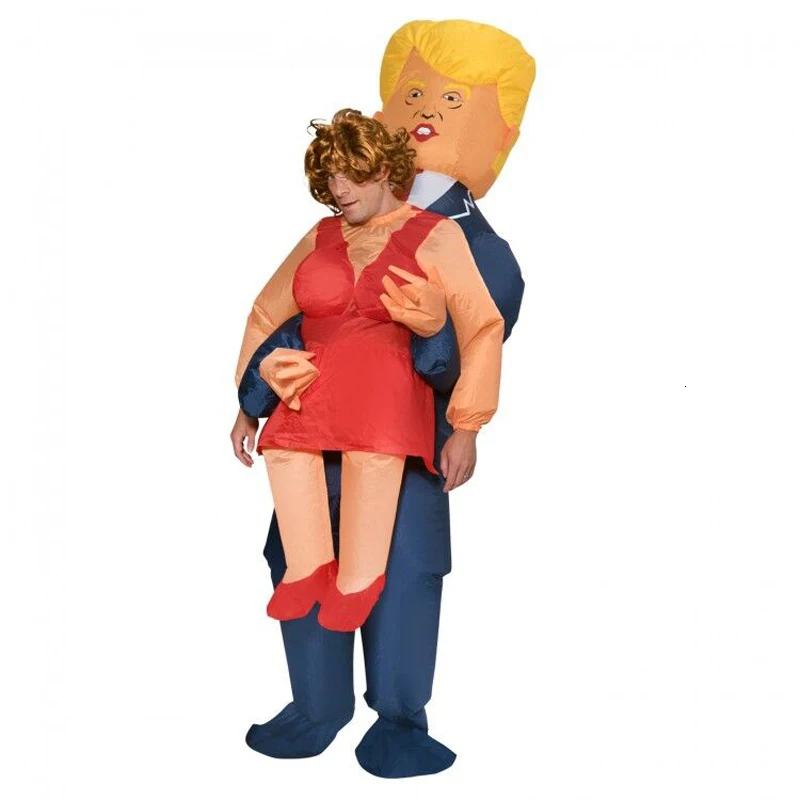 

Trump President Inflatable Costume For Adult Christmas/Halloween/Birthday/Make-up Party Fun Toys Dress Up Cosplay Suits Outfit