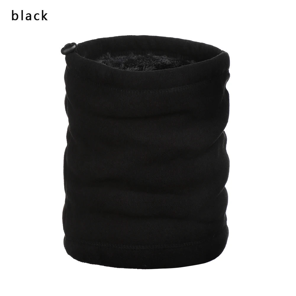 New black 1 шт., 3 в 1, шапки унисекс, лыжный снуд, шарф для женщин и мужчин, теплый флисовый шарф, снуд для шеи, теплая маска для лица, зима, весна - Цвет: New black