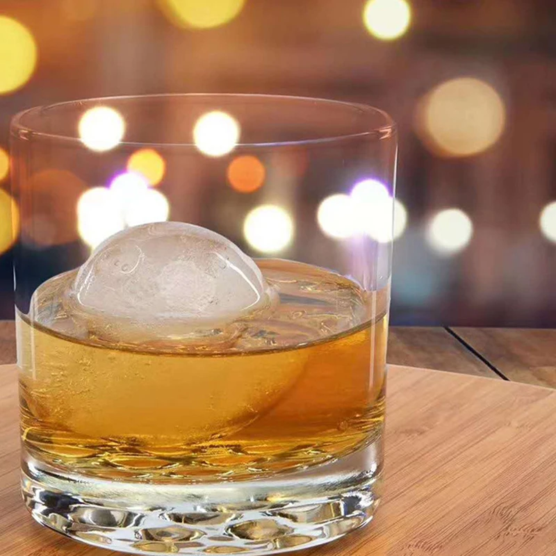 

4-Cell Ice Cube Maker Diy Ice Ball Molds for Whiskey Cocktail Bar Useful Round Ball Ice Makers Bar Accessories Kitchen Tool