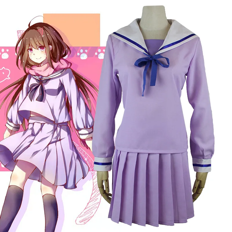 

Женская школьная форма Hiyori, матросский костюм, топы, платье, наряд, аниме костюмы для косплея