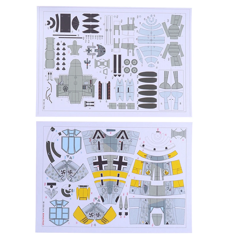 Картонная модель самолета G6/G14 1:32 Германия 3D Papercraft Space Library дом для детей бумажные