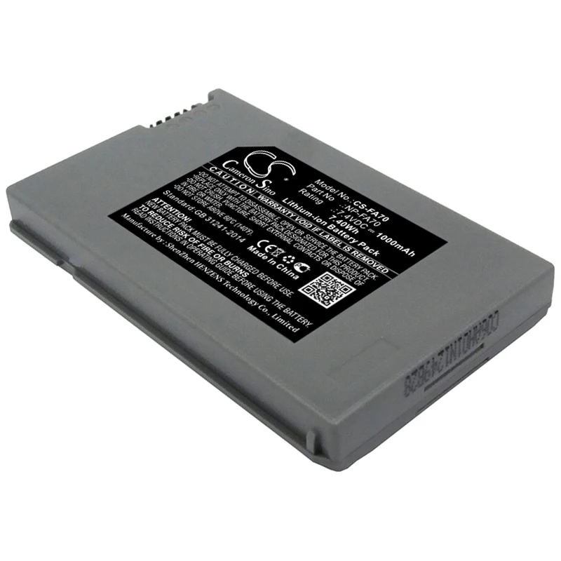 Кэмерон китайско для Sony NP FA70 DCR DVD7 DVD7E HC90 HC90E HC90ES PC1000 PC1000B 1300 мА ч|Аккумуляторы
