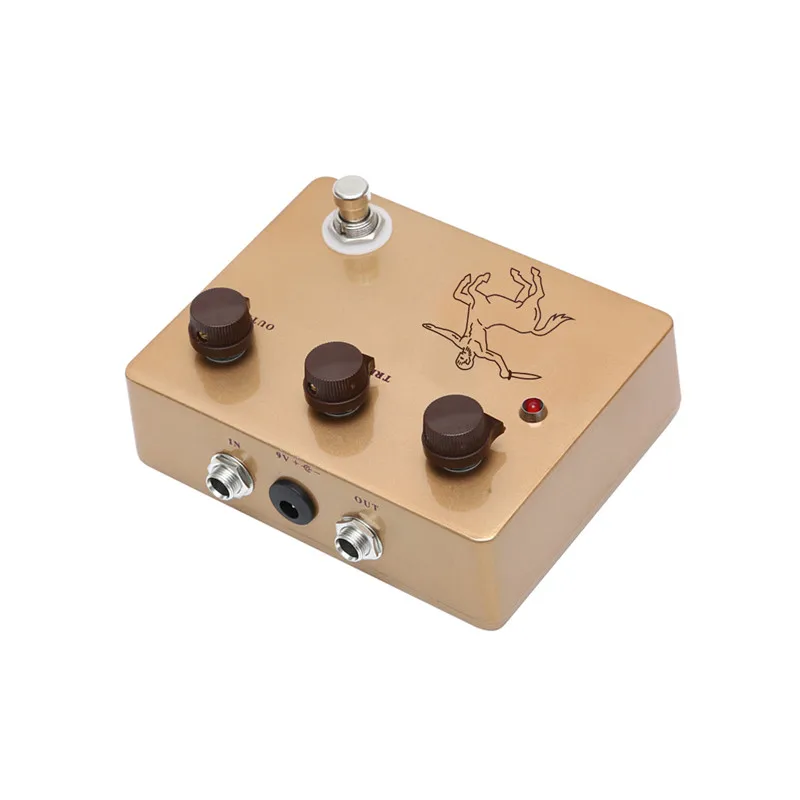 gold farbe klon centaur wirkung pedale über stick metall shell pedale für elektrische gitarre free global shipping