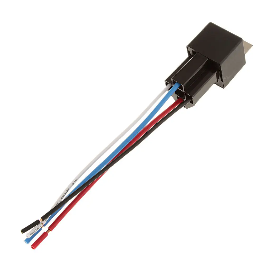 5x Car 40A AMP 12V Relay Kit For Fan Fuel Pump Light 4Pin 5Wire SPST | Автомобили и мотоциклы