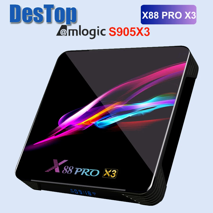 ТВ-приставка Android 9 0 1 шт. 4 Гб ОЗУ 128 ПЗУ 64 S905X3 ядра 5G двойная Wi-Fi медиаплеер для YouTube