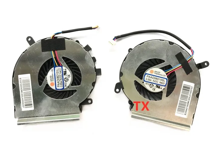 

Подходит для MSI GE62VR GL62M GP62MVR GL72MVR GE62MVR GP72VR fan 1 комплект