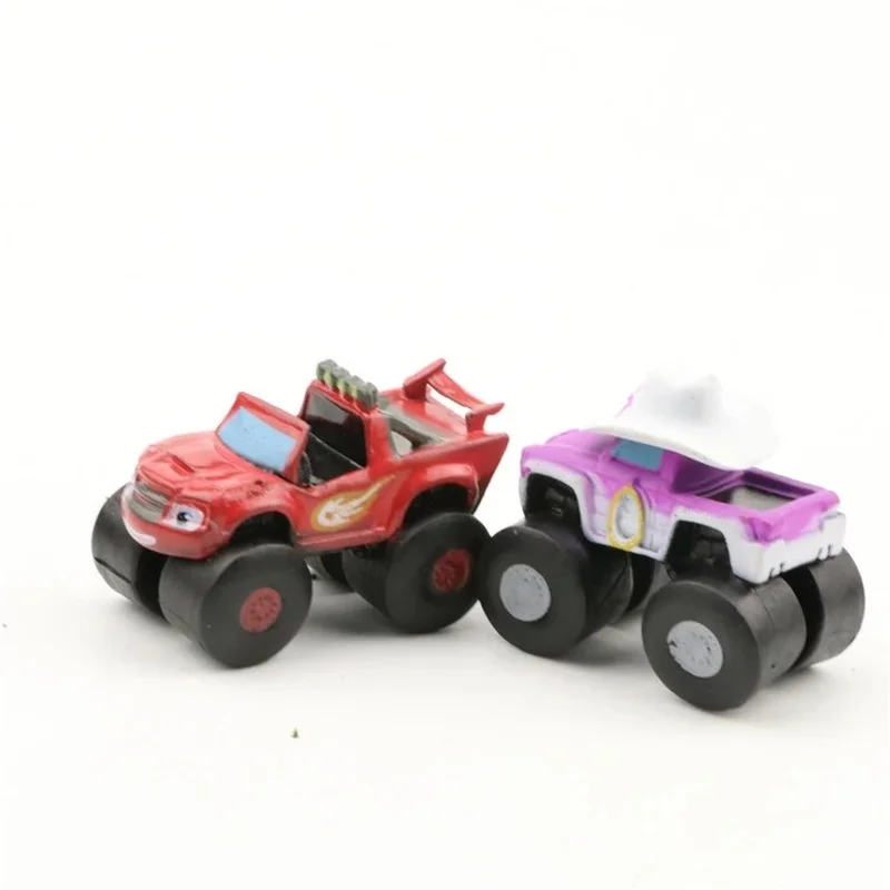 12 шт./компл. аниме Монстры машины ПВХ экшн-Фигурки игрушки мультфильм плавучие