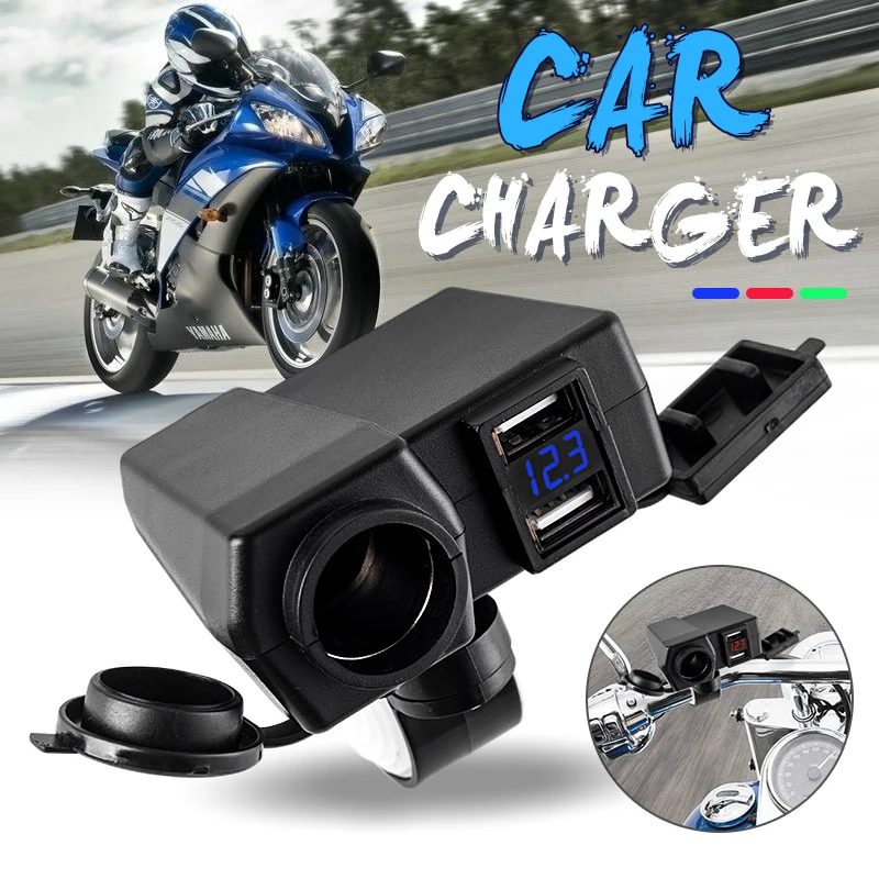 Мотоцикл Скутер модификация автомобиля аксессуары Интеллектуальный двойной USB