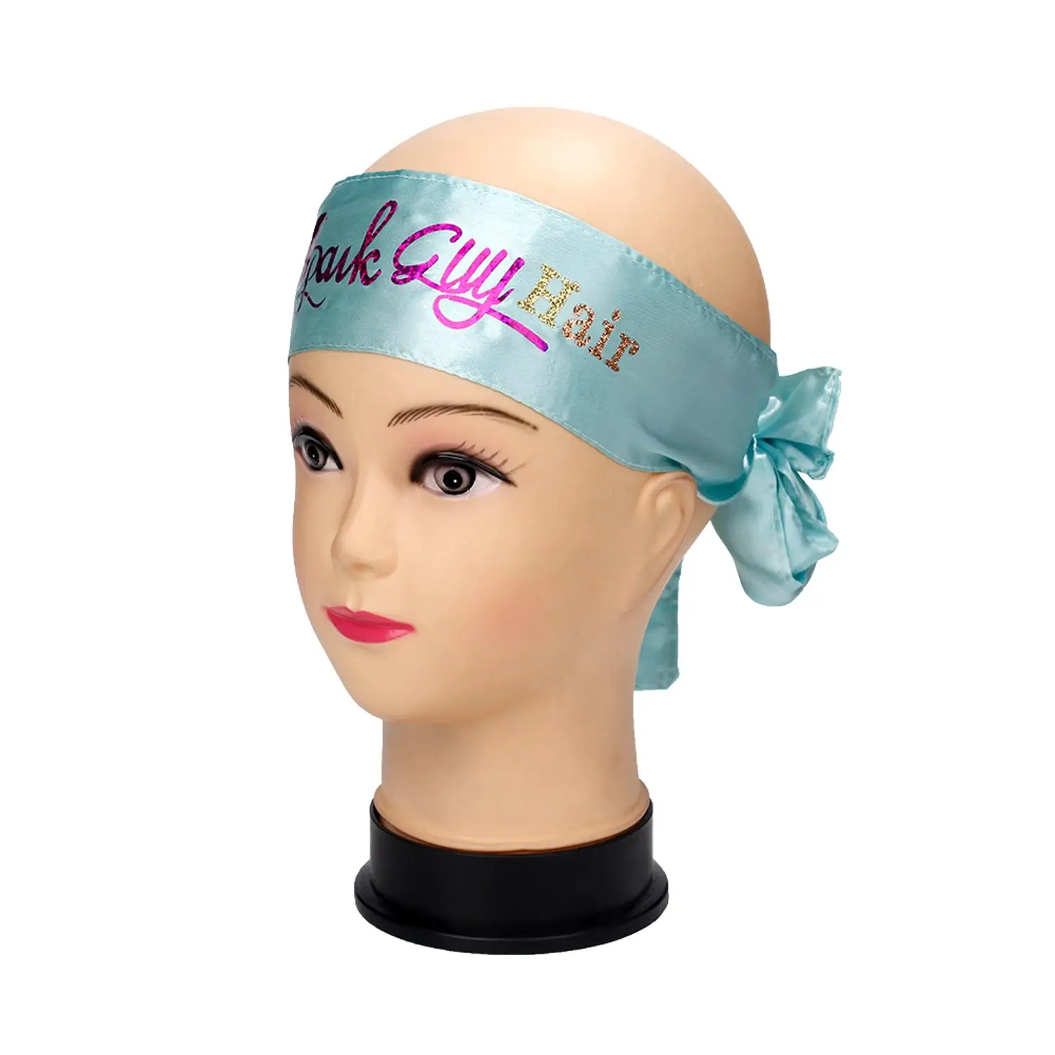 Новинка индивидуальный логотип необработанные удлинители волос повязка на