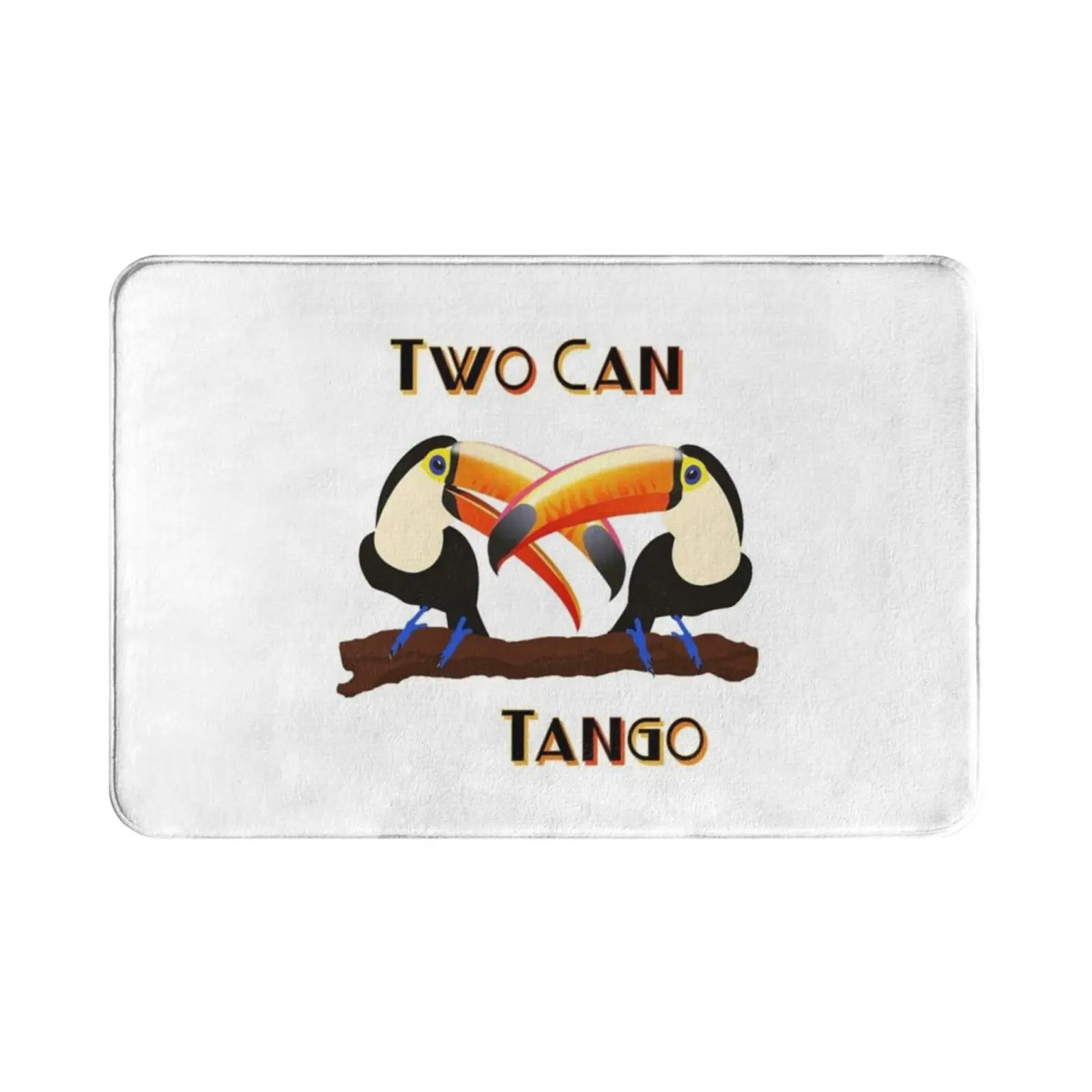 Коврик для танго Toucan коврик мягкий птицы разноцветный танцевальный Kuduu Cheeky