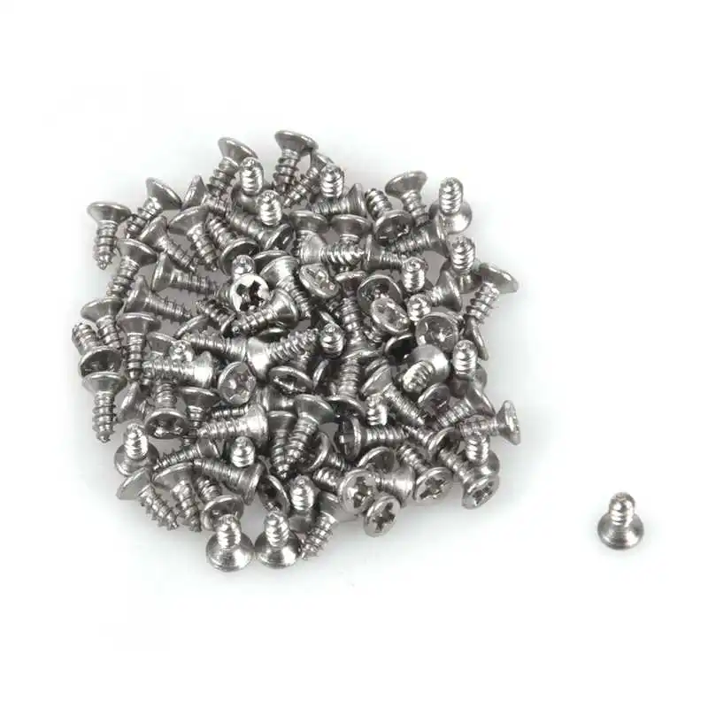 M1.8 x 5 мм поперечная головка потайной саморез 100 шт|Винты| |