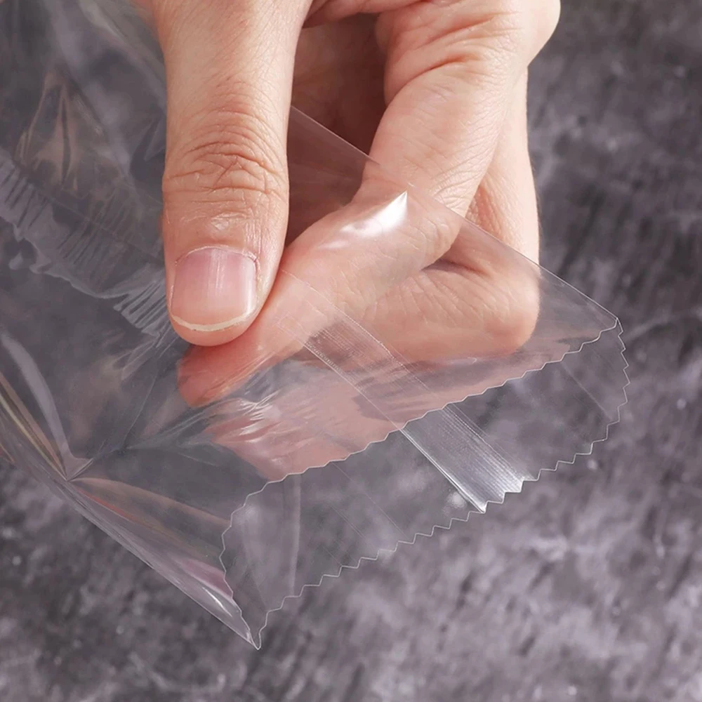 

100pcs Ice Cream Bar With Packing Bag Manual Transparent Old Ice Cream Packaging Bag for DIY Making Family Party Restaurant