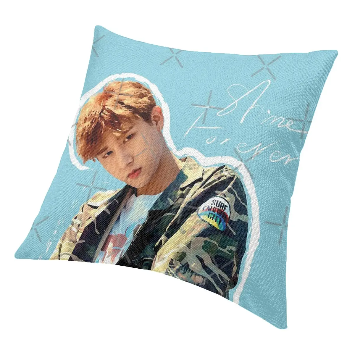 

IM Changkyun Monsta X - Shine Forever Подушка «Dakimakura» Чехол наволочка аниме Подушка наволочка 60X60