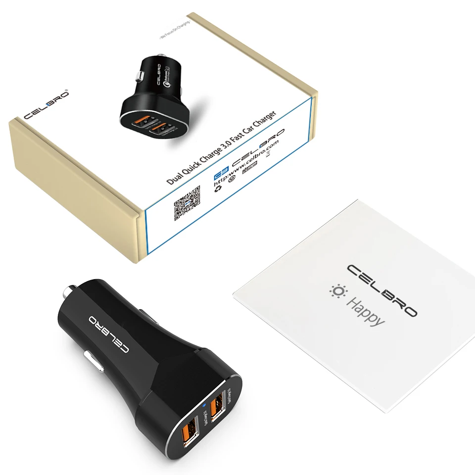 Автомобильное зарядное устройство Usb Quick Charge 3,0 2,0 Usb зарядное устройство для мобильного телефона двойной Usb Автомобильное зарядное устройство адаптер 2 порта автомобильное зарядное устройство для Xiaomi Mi2