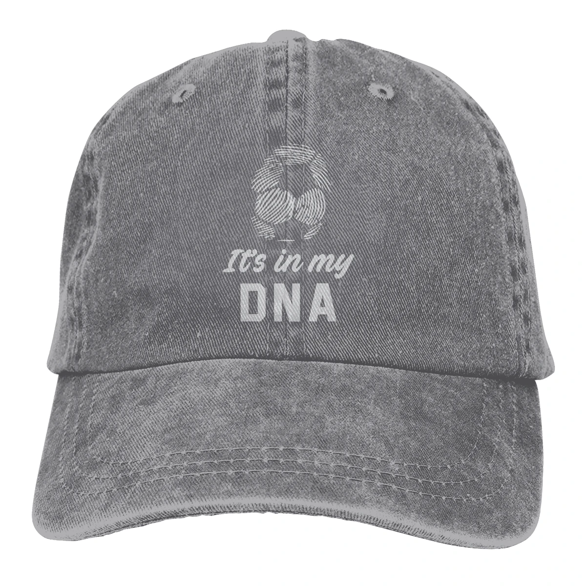 

Football It Is In My DNA Hats For Men Women Fashionable Adjustable Baseball Cap Vintage Dad Hats