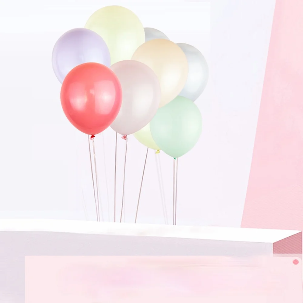 

100 Pcs/set Colorful Latex Balloons 12 Inch Baby Shower Decorations Wedding Anniversary Balloon Decoration Accessories Wholesale