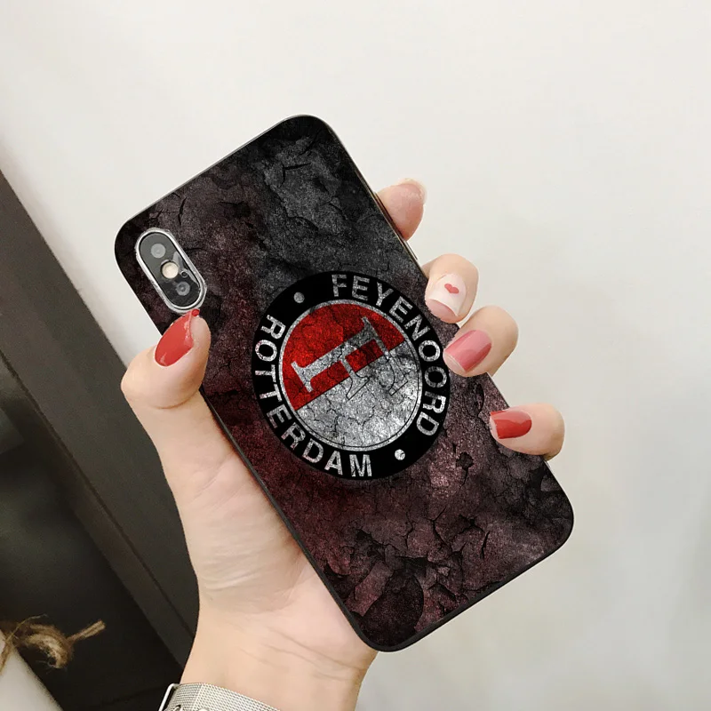 Чехол для телефона Feyenoord Роттердамский FC DIY чехол Robin Van Perisie мягкий ТПУ iPhone X XR XS MAX 7