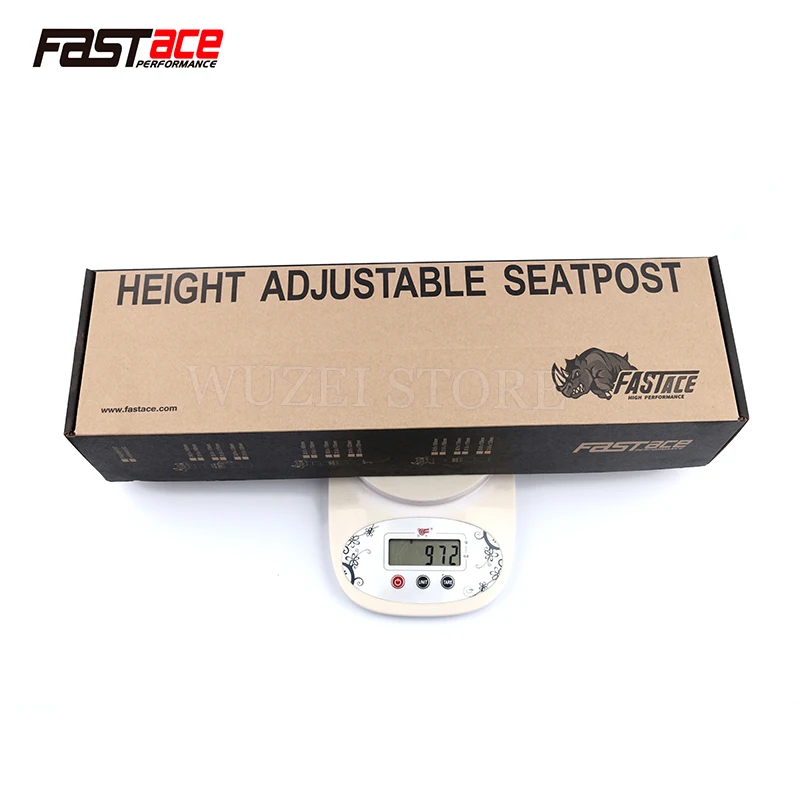 

FASTACE Air Seatpost Dropper Height Adjustable Remote Control 30.9mm 31.6mm 440mm Internal Routing External Cable 125mm Travel
