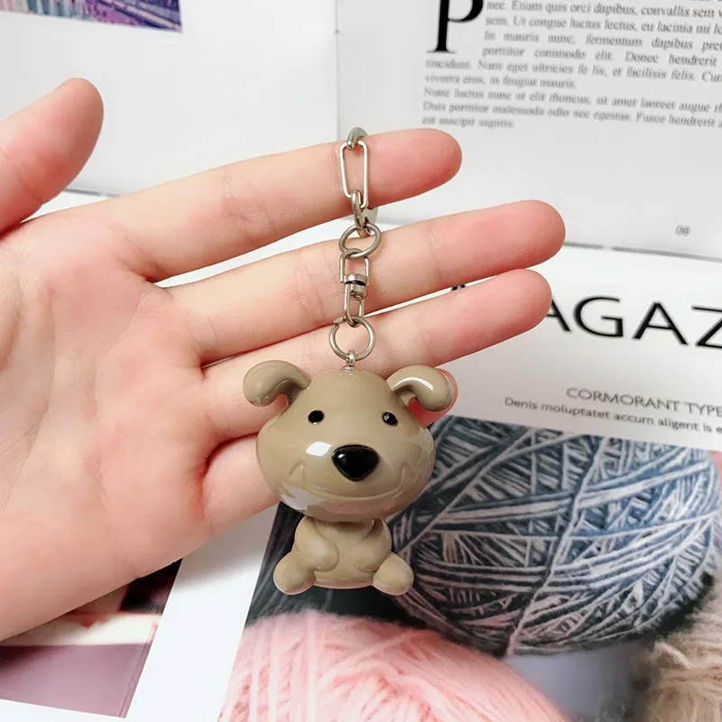 

Creative Acrylic Dog Keychains Cute Cool And Refreshing Dog Key ChainChildren Bag Pendant Keyring Gifts Kids Gift Keyring