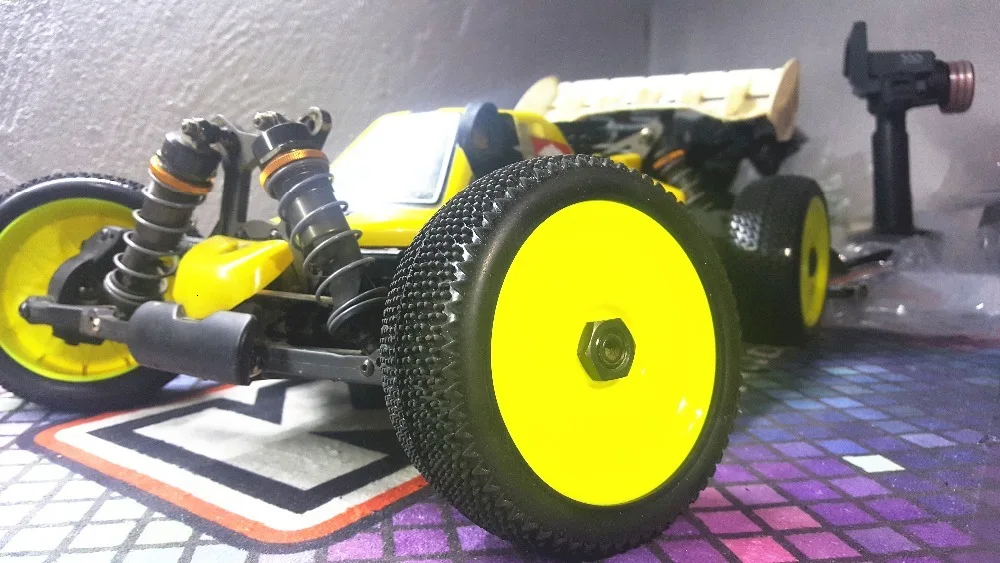 4 шт. GWOLVES 1/8 RC багги Грузовик внедорожные шины нейлон плюс жесткие тяговые колеса конкурс практика для 1/8 RC автозапчасти