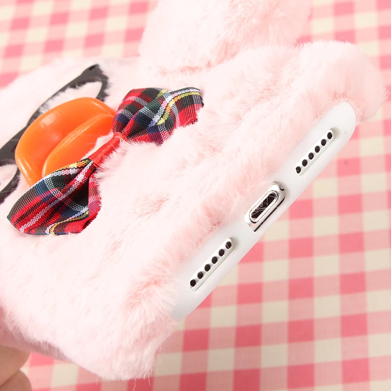 DIY милый модный мягкий пушистый утка Красивый Стильный чехол Защитный для