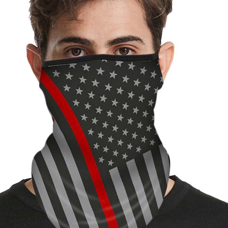 

Triangle Bandana Face Scarves Hanging Ear Tube Scarf Ice Silk Neck Gaiter Cover Smooth Breathable Headband Men Women