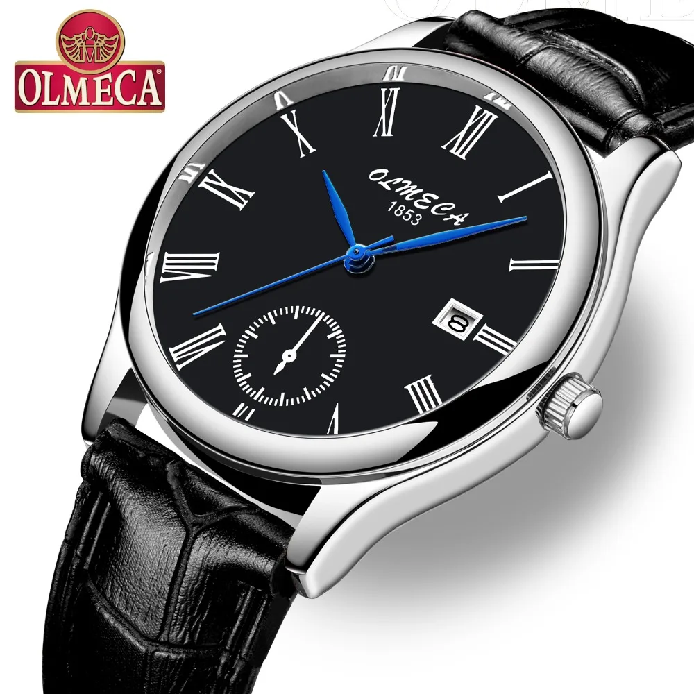 Часы наручные OLMECA мужские и женские модные роскошные водонепроницаемые с