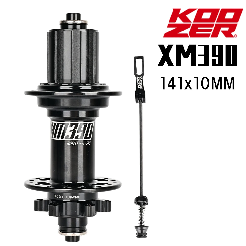 Ступица KOOZER MTB 141*10 мм 4 подшипника 6 когтей ступица для горного велосипеда QR 32